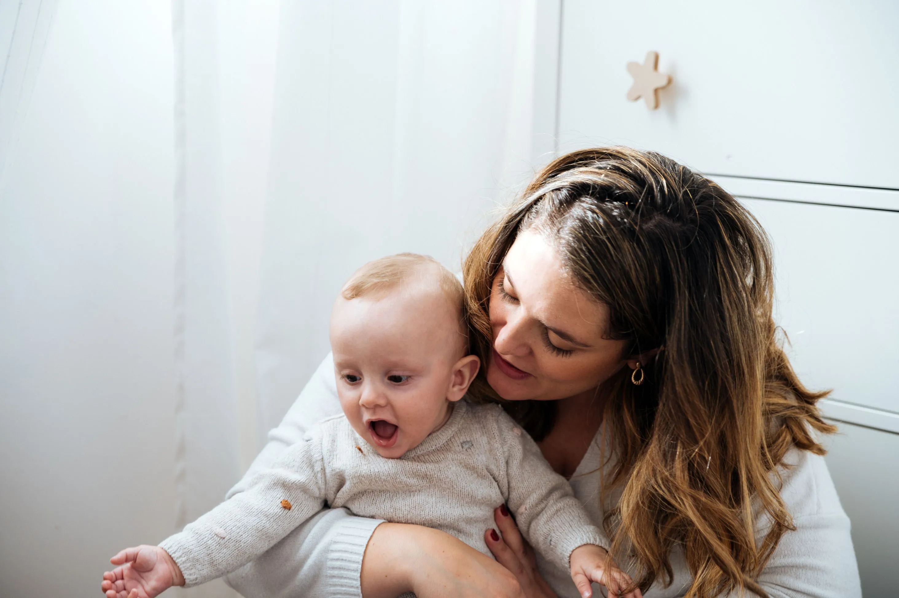 Baby and mother