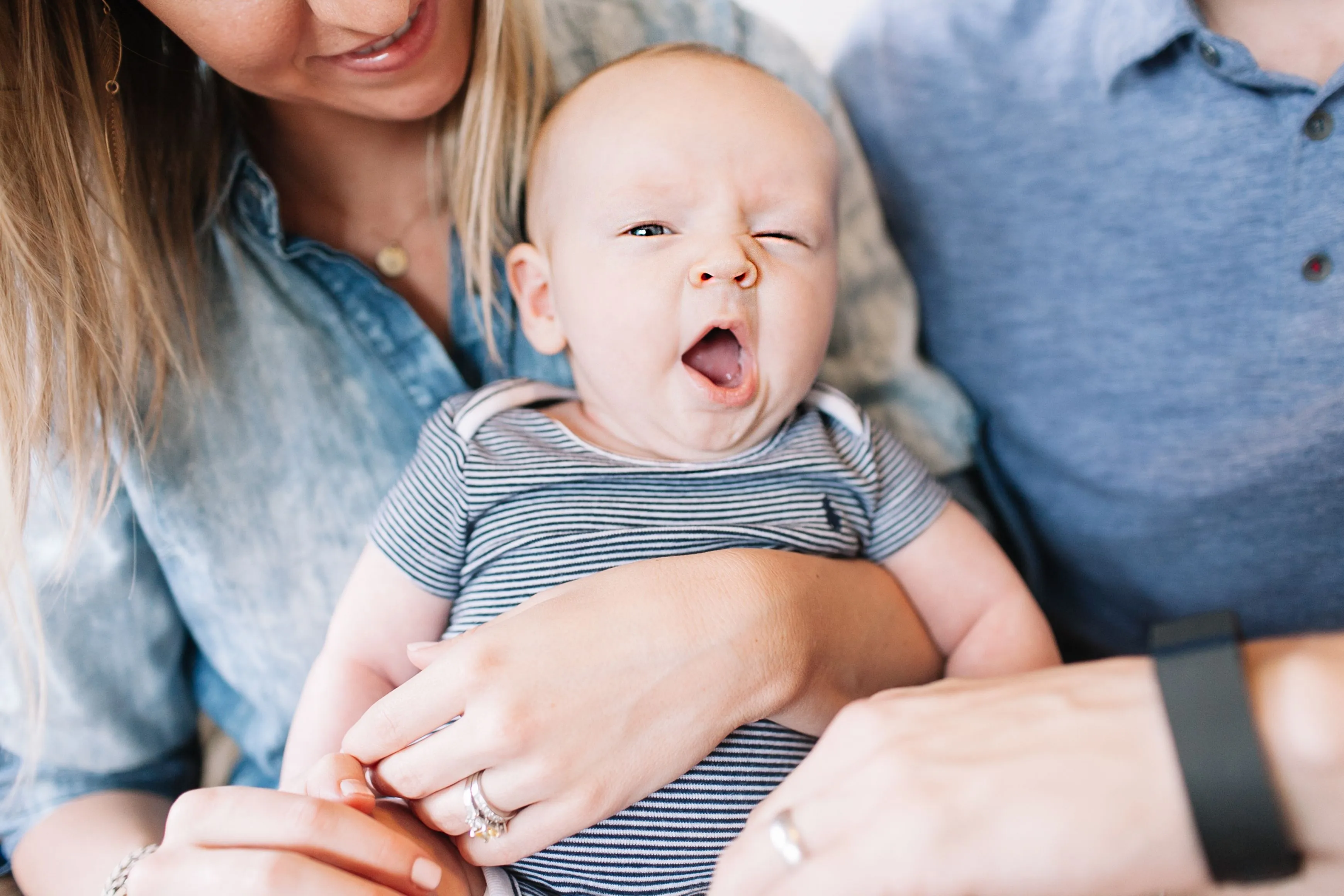 Yawning baby