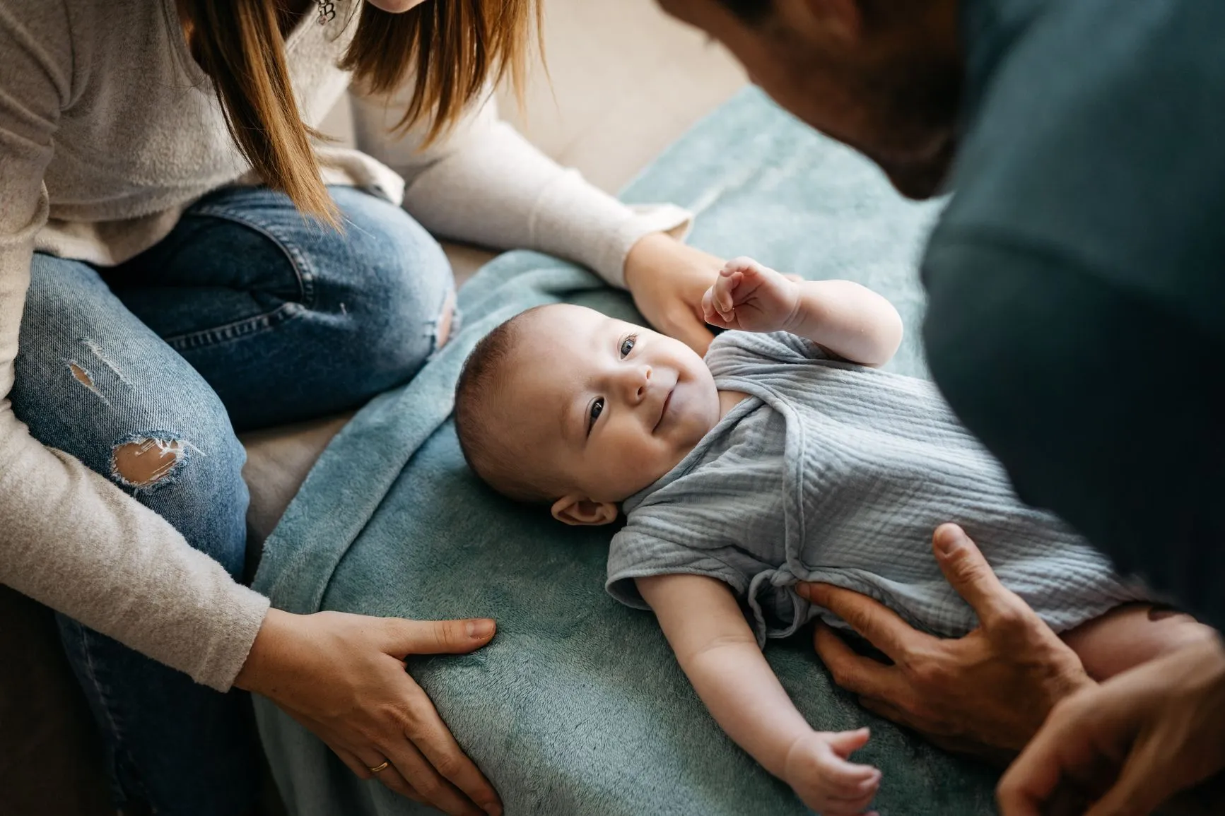 Smiling baby