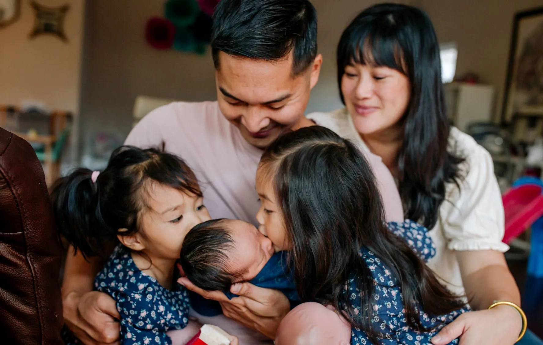 Baby and parents